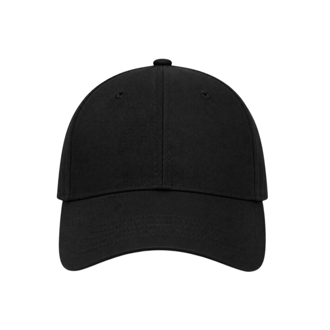 SIRAK Black Cotton Baseball Cap