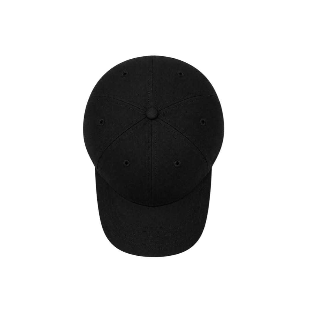 SIRAK Black Cotton Baseball Cap