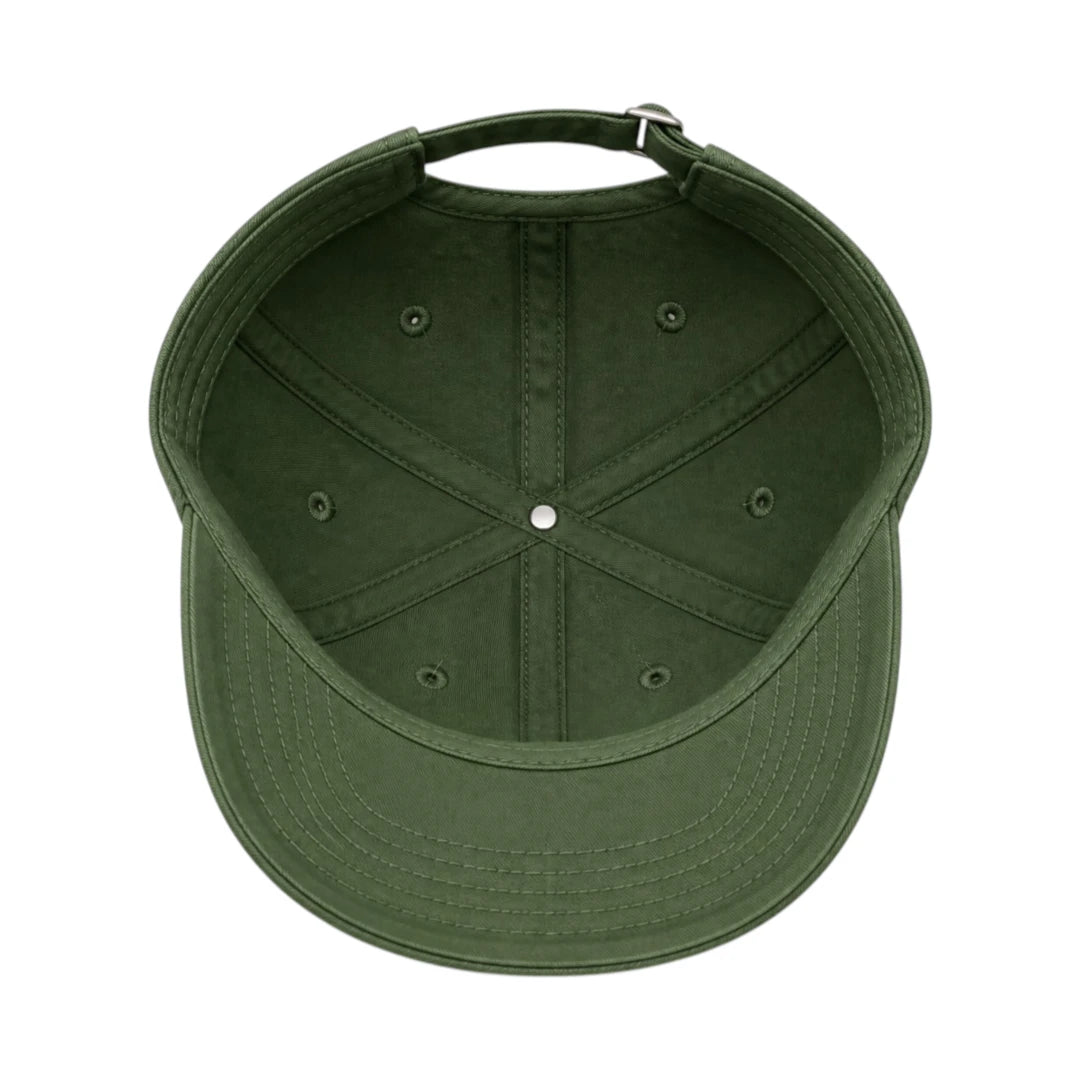 SIRAK Olive Green Cotton Baseball Cap