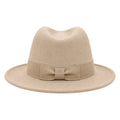 SIRAK Classic Beige Felt Fedora Hat