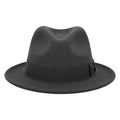 SIRAK Classic Dark Gray Felt Fedora Hat